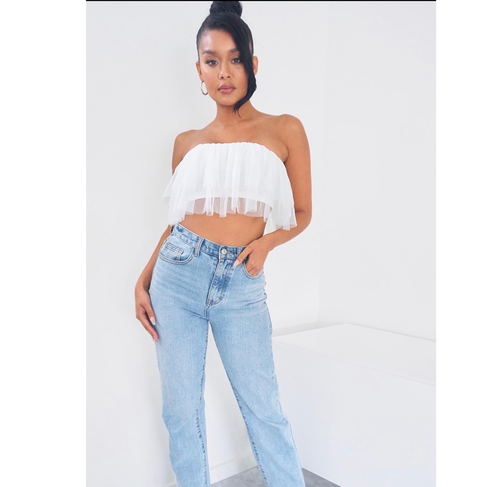 Pretty Little Thing Bandeau Crop